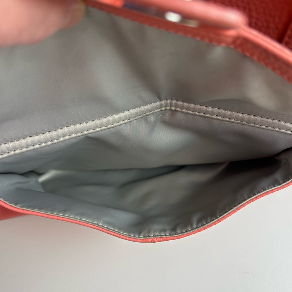 COACH CORAL SALMON PENELOPE PEBBLED LEATHER TOTE F19264 - Picture 12 of 12